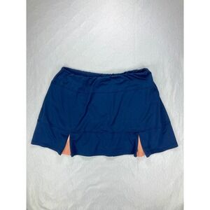 Tail Activewear Tennis Golf Skort Womens XL Navy Blue Coral Pickleball Pull On